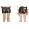 Women Hot Mini Shorts Designer Party Sports Hot Sexy Pants Genuine Lambskin Leather Short